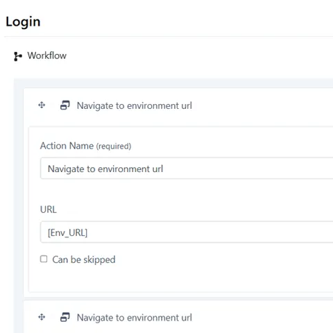 Configure test cases
