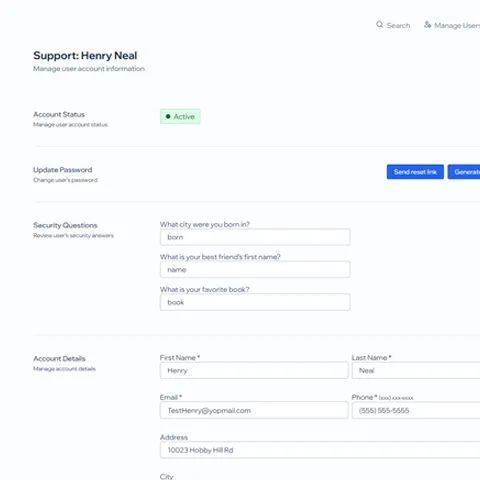 Member Support Portal